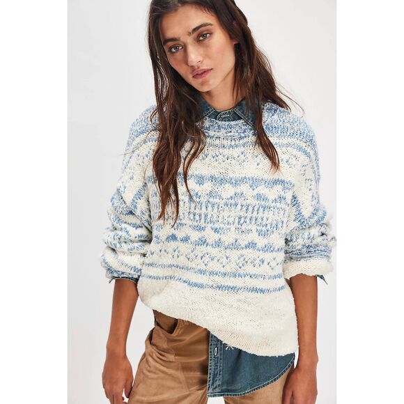 Free People Sweaters - New Free People Dani Pattern Sweater Size XS